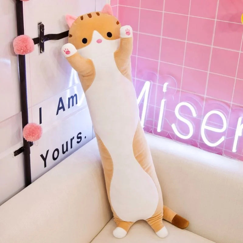 Long cat stuffed sales animal